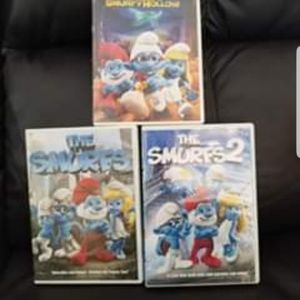 3 Smurfs movies DVDS